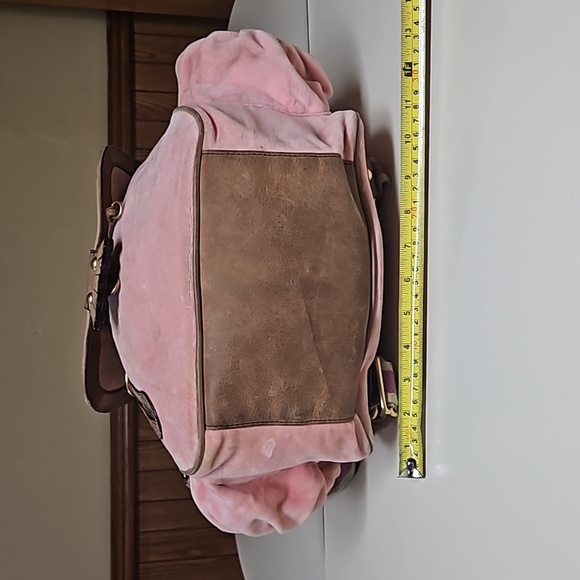 Juicy Couture y2k Vintage Velour and Leather Backpack Bag main image 14